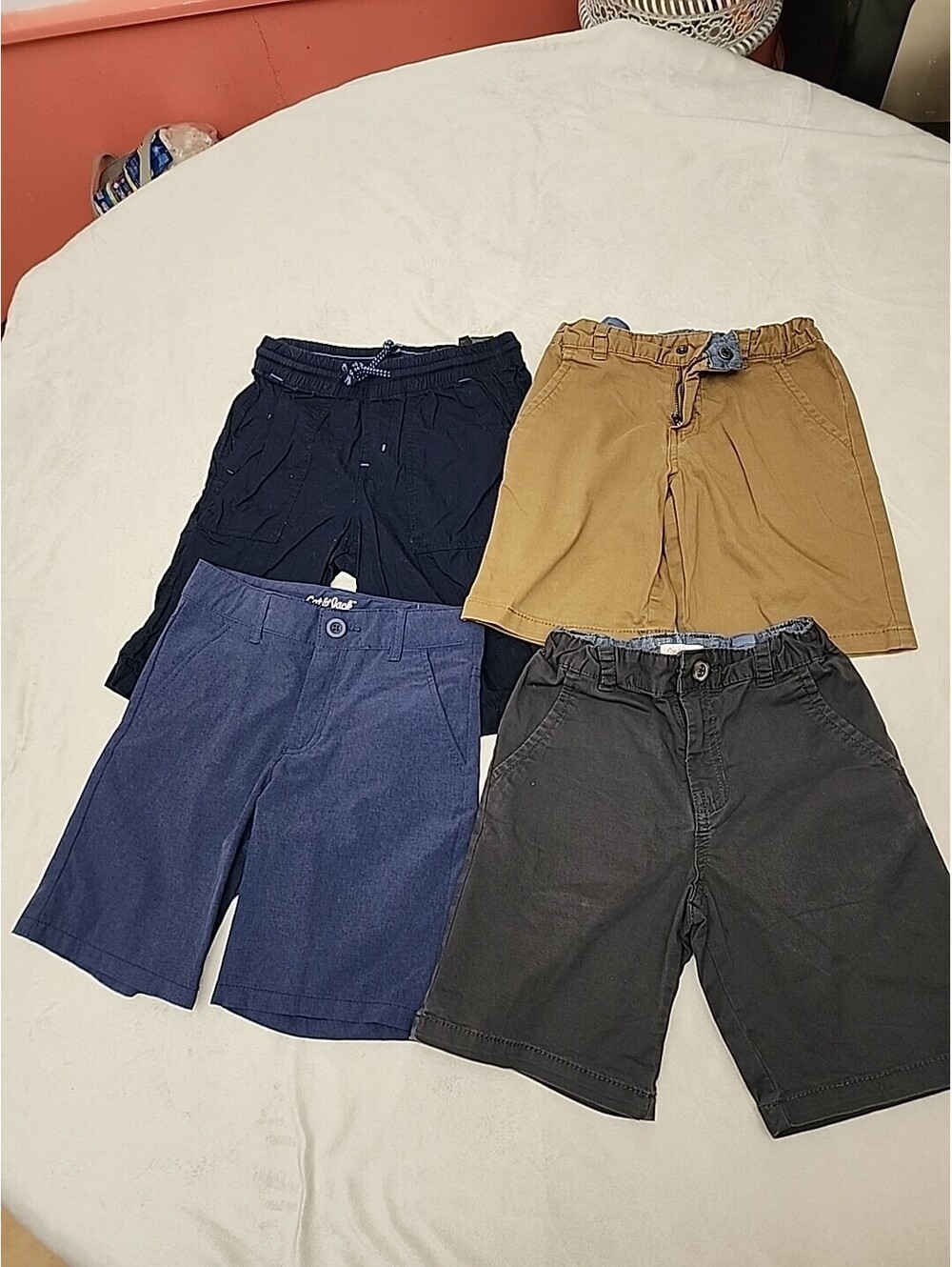 4 Shorts Kids Cat & Jack Boys Shorts Size 7  1 H&M  7/8